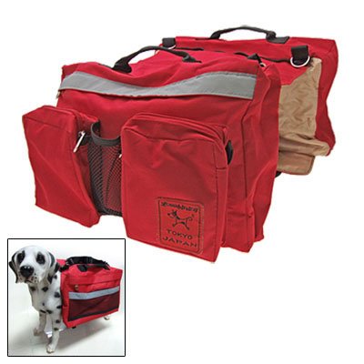 Saddle Bag Backpack for Dog Pet Camping Hiking