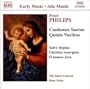 Peter Philips: Cantiones Sacrae Quinis Vocibus