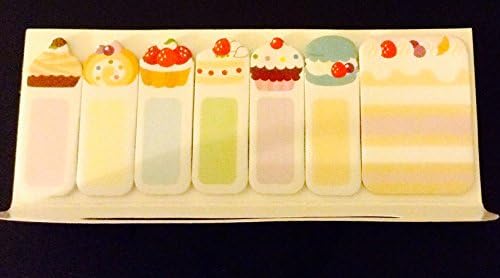 Cute CUPCAKES Sticker Post-it Bookmark Marker Memo Index Tab Sticky Note 140 Pages