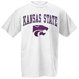 Kansas State Wildcats White Bare Essentials T-shirt