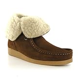 Kickers Yayin Fold Tan Suede Damen Boot Size 38 EU