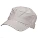 Flat Top Army Cap-White W32S38E