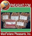 Pheasant Brats and Buffalo Hot Dogs