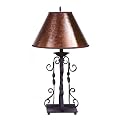 Wrought Iron Table Lamp - 29"