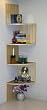 4D Concepts Corner Spacesaver Bookcase, Maple