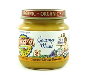 Earth's Best Organic 2nd Gourmet Meals Chicken Mango Risotto, 4 Ounce Jars (Pack of 12)