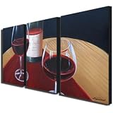Glass Half Empty Painted Canvas Art Oil Painting