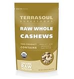 Terrasoul Superfoods Raw Organic Cashews (Whole), 2-pounds