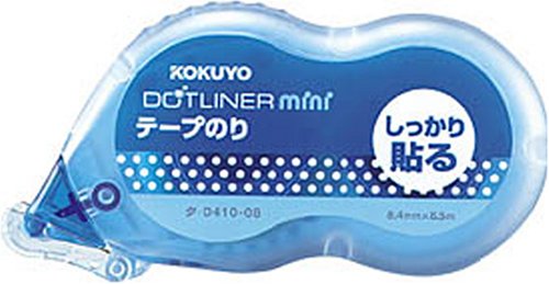 コクヨS&T タ-D410-08 テープのり<ドットライナーミニ>使い切り8.4mm×8.5m強粘着