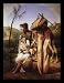 Emile Jean Horace Vernet (Judah and Tamar) Framed Art Poster Print - 11 X 17