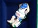 Chicago Cubs Baseball Santa @Wrigley Christmas Ornament