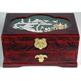Best Rated Mother's Day Gift Ideas 2009 - 9 Lacquered Jewelry Box w Drawer and Cork... by ORIENTAL FURNITURE