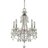 Minka Lavery Miniature Chandeliers 3134-207 5-LT 300w (25H x 18W) Chandelier in Distressed Silver