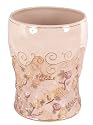 Bacova Guild Pale Roses Wastebasket