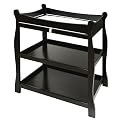 Sleigh Style Changing Table - Black