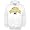 Michigan Wolverines White Arched Hoody Sweatshirt
