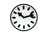 Karlsson Wall Clock Pictogram, Black Steel