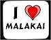 I Love Malakai Decorated Mouse Pad