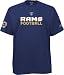 Search : Men`s St. Louis Rams Navy Sideline Orbital Tshirt