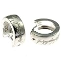 Herr der Ringe Schmuck by Schumann Design Creolen 925 Sterling 
Silber 3004-001