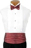Alabama Cummerbund & Bow Tie Set - University of Alabama Crimson Cummerbund S...
