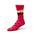 Ashi Dashi Mouth Socks (Unisex ML),Red,Medium/Large