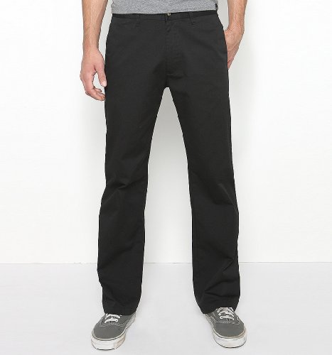 Volcom Frickin Chino Solid Black Pants  Black X 32