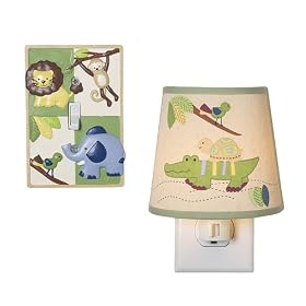 Tiddliwinks Safari Nightlight/ Switchplate by KidsLine