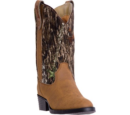 Unisex Kid's LAREDO Comfort Round Toe Leather Western Boots LC3403