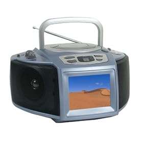 Axion ACN 5515 5 Portable Color TV with CD Player and AM/FM Radio Axion ACN-5515 5