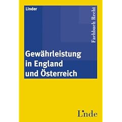 Gew�hrleistung in England und �sterreich
