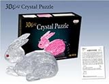 Bunny Rabbit Clear 3D Crystal Jigsaw Puzzle