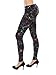 Extreme 80's Splatter Leggings X-Large Women's Black