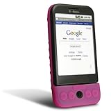 Silicone Skin Case for HTC G1 Google, Hot Pink