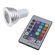 Remote Control 3W MR16 16 Colors Changing RGB LED Light Bulb