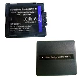 New 2 Battery for Panasonic NV-GS180 NV-GS200 NV-GS200B NV-GS200EG-S NV-GS200K NV-GS21 NV-GS22 NV-GS22EG-A NV-GS22EG-S NV-GS250 NV-GS250B NV-GS250EG-S