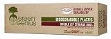 Green Genius Biodegradable Double Zipper Quart Storage Bags 25 Count