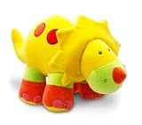 Keel Toys - 64773 - Jouet Premier Âge - Peluche - Dino Dinky - Debout - 35 cm - Jaune / Multicolore