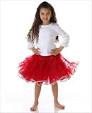 Sams Pettiskirt - Red w/ Silver Edge
