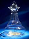 Vitalkaraffe Golden Alladin Karaffe mit Blume des Lebens in Gold 1,3 Liter Aladdin