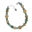Earthy Turquoise and Jasper Bracelet