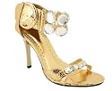 Metallic Snake Jewel Buckle Heel