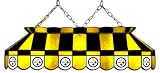 Imperial Pittsburgh Steelers Licensed 40-Inch Rectangular Stained Glass Billiard Table Light