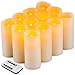 Flameless Candles Flickering LED Candles Set of 12 (D:2.2