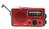 Eton FR400 Hand Crank Radio and Power Generator (Red)