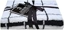 Pack Of 3 Black & White Kitchen Tea Towels 100% Cotton