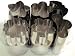Vegetable Cutters, Stainless Steel set of 6 large #450106