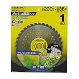 230×36P 1枚入 草刈用チップソー メッシュ軽量タイプ