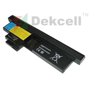 Laptop Battery for Lenovo ThinkPad X200 Tablet Series (8-Cell), Compatible Part by DekCell