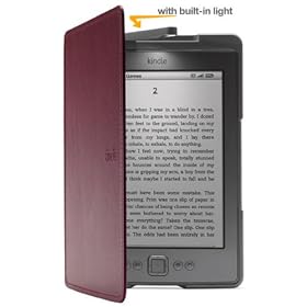 Amazon Kindle Lighted Leather Cover, Wine Purple